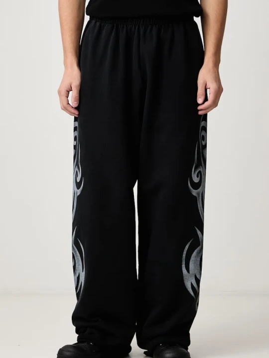 Zdjęcie produktu Vetements Graffiti Tribal spodnie dresowe bawełniane męskie