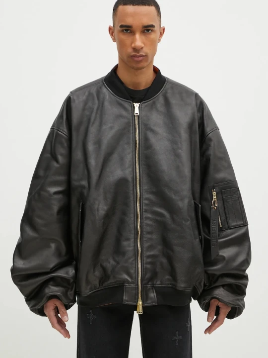 Zdjęcie produktu VETEMENTS kurtka Oversized Leather Bomber