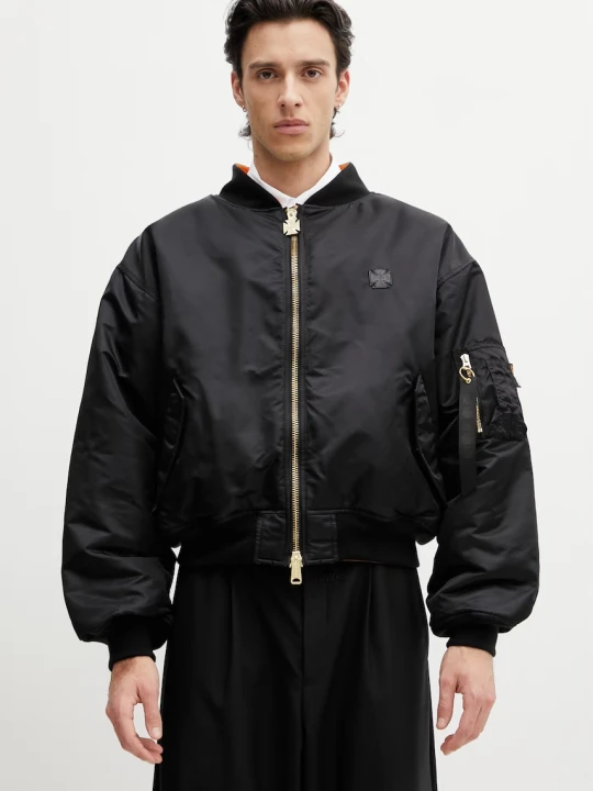 Zdjęcie produktu Vetements Leather Crosses bomberka męska