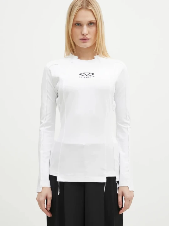 Zdjęcie produktu VETEMENTS longsleeve Oval Logo Cut-Up