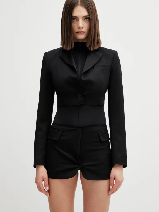 Zdjęcie produktu VETEMENTS marynarka z dodatkiem wełny Deconstructed