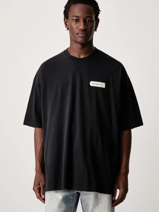 Zdjęcie produktu Vetements Scribbled Logo T-shirt bawełniany męski