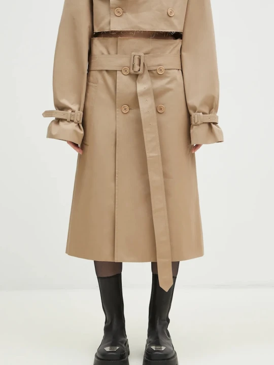 Zdjęcie produktu VETEMENTS spódnica bawełniana Deconstructed Trenchcoat