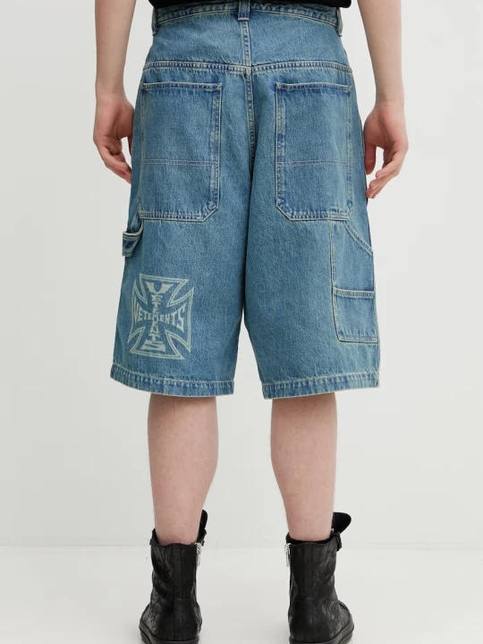 Zdjęcie produktu VETEMENTS szorty jeansowe Biker Cross