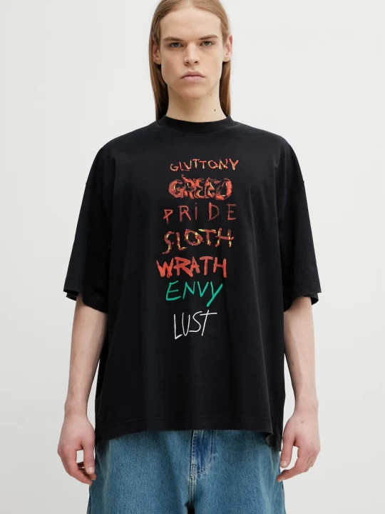 Zdjęcie produktu Vetements t-shirt bawełniany 7 Sins