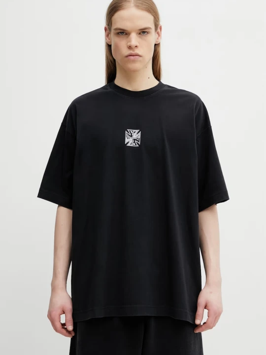 Zdjęcie produktu VETEMENTS t-shirt bawełniany Biker Cross