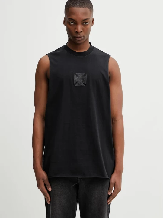 Zdjęcie produktu Vetements t-shirt bawełniany Biker Leather Cross