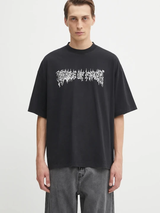 Zdjęcie produktu VETEMENTS t-shirt bawełniany Cof Logo Regular