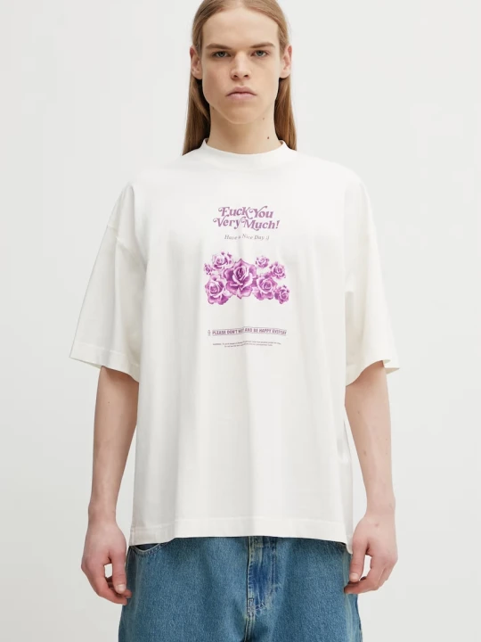 Zdjęcie produktu VETEMENTS t-shirt bawełniany Fuck You Very Much