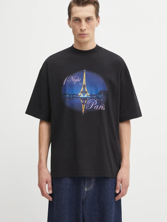 Zdjęcie produktu VETEMENTS t-shirt bawełniany Night In Paris Oversized