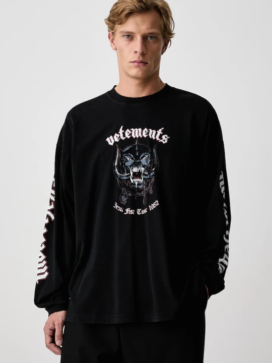Zdjęcie produktu Vetements Vetements x Motorhead longsleeve męski bawełniany
