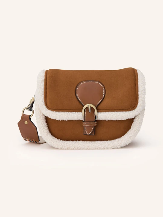 Zdjęcie produktu Viamailbag Torba Na Ramię Agnes Suede braun KONIAKOWY