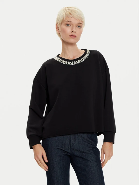 Zdjęcie produktu ViCOLO Bluza TS0598 Czarny Regular Fit