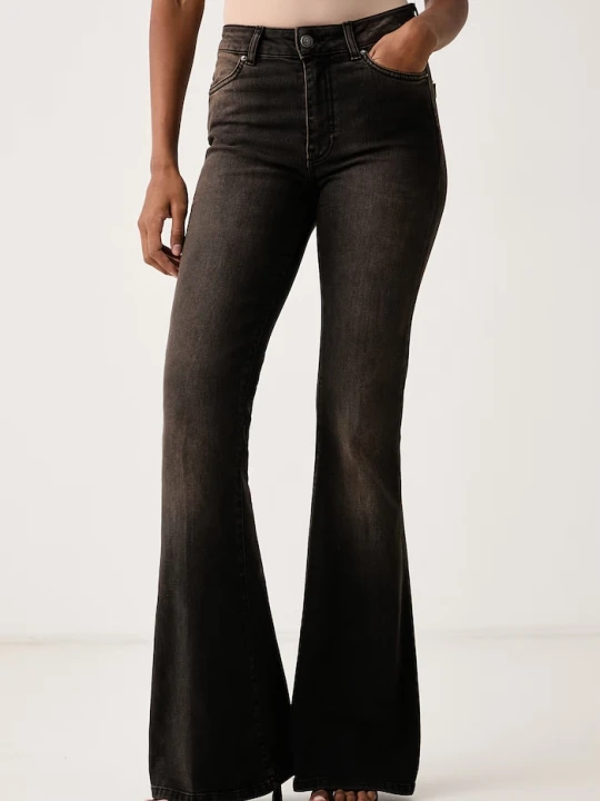 Zdjęcie produktu ViCOLO jeansy flare damskie czarny