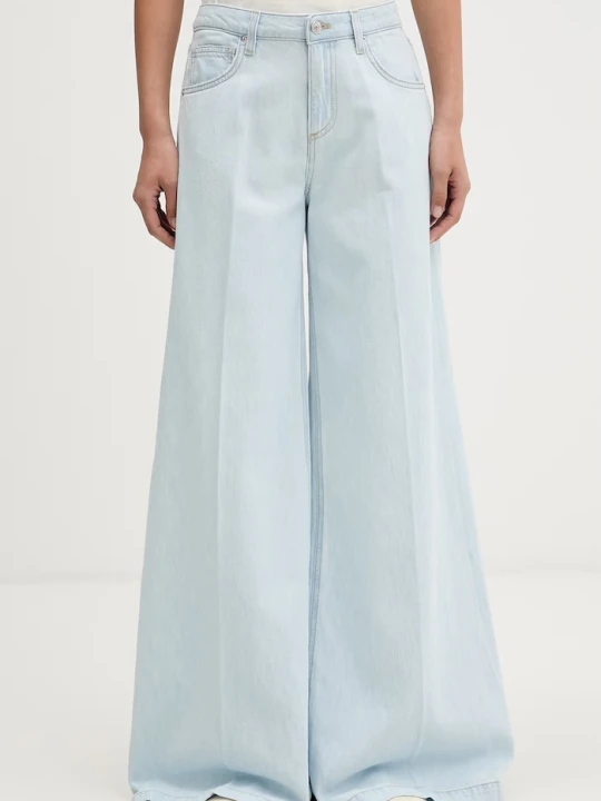 Zdjęcie produktu ViCOLO jeansy wide leg damskie niebieski