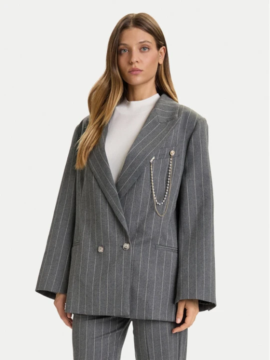 Zdjęcie produktu ViCOLO Marynarka TF0110 Szary Regular Fit
