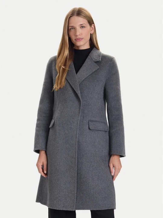 Zdjęcie produktu ViCOLO Płaszcz wełniany TF0073 Szary Regular Fit