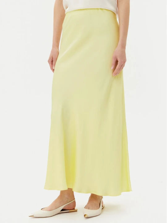 Zdjęcie produktu ViCOLO Spódnica maxi Gonna TD0472 Żółty Slim Fit