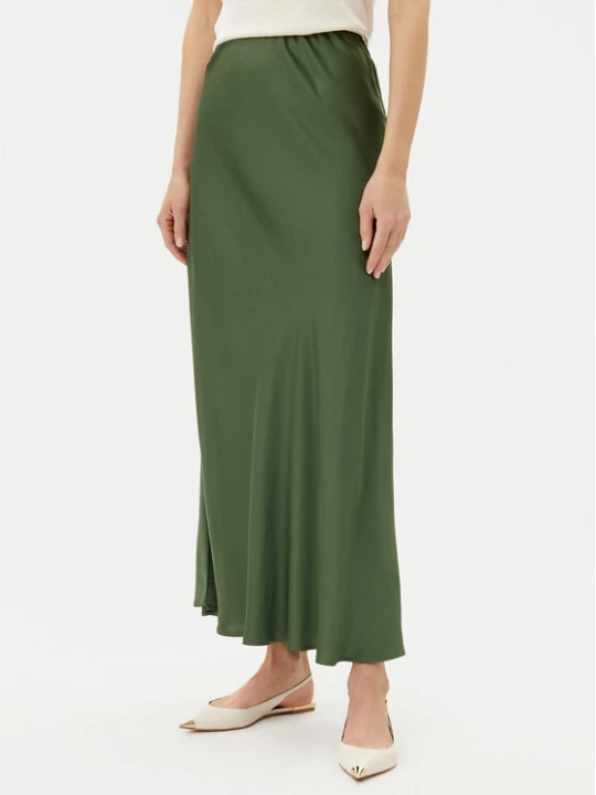 Zdjęcie produktu ViCOLO Spódnica maxi TD0472 Zielony Slim Fit