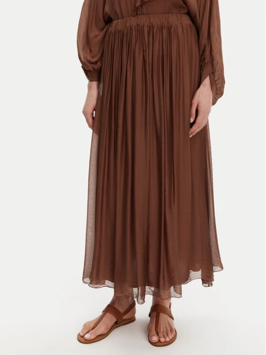 Zdjęcie produktu ViCOLO Spódnica midi TD0022 Brązowy Regular Fit