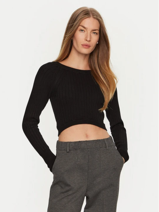 Zdjęcie produktu ViCOLO Sweter 77101S Czarny Regular Fit