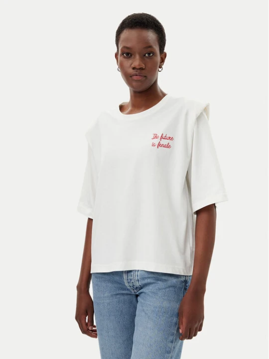 Zdjęcie produktu ViCOLO T-Shirt RD0013 Biały Regular Fit