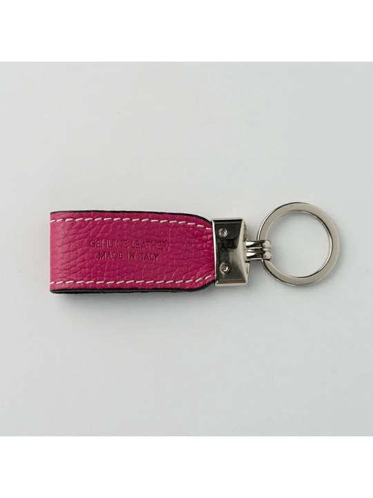Zdjęcie produktu Victor & Hugo Paris Skórzany brelok "Avy" w kolorze różowym do kluczy - 11 x 3 x 1 cm rozmiar: onesize