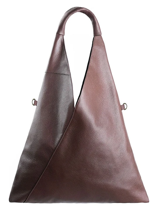 Zdjęcie produktu Victor & Hugo Paris Skórzany shopper bag "Orlane" w kolorze brązowym - 40 x 35 x 5 cm rozmiar: onesize