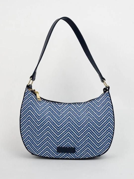 Zdjęcie produktu Victor & Hugo Paris Torebka "Amara" w kolorze niebieskim - 25 x 15 x 6 cm rozmiar: onesize