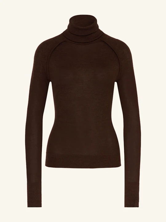 Zdjęcie produktu Victoria Beckham Golf Z Wełny Merino braun CIEMNOBRĄZOWY