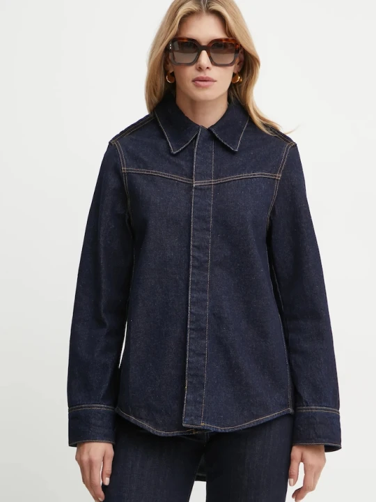 Zdjęcie produktu Victoria Beckham koszula jeansowa granatowy