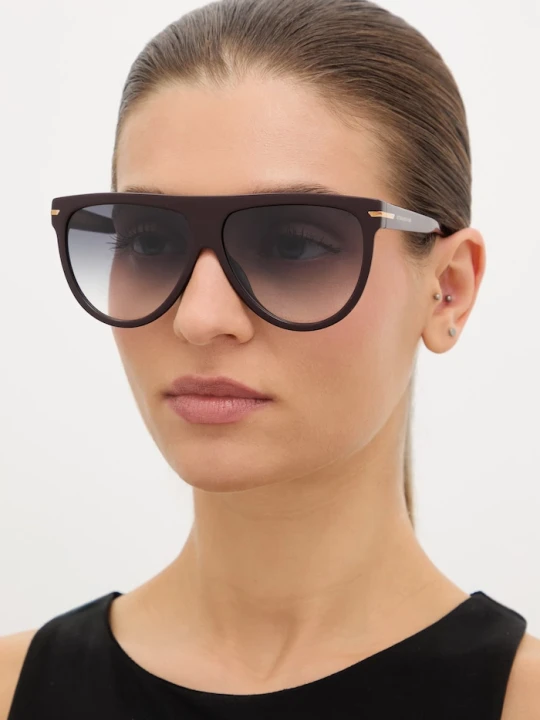 Zdjęcie produktu Victoria Beckham okulary przeciwsłoneczne bordowy