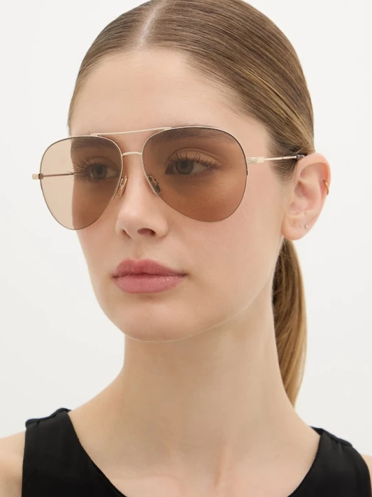 Zdjęcie produktu Victoria Beckham okulary przeciwsłoneczne damskie złoty