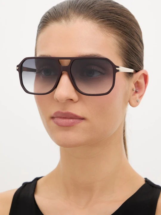 Zdjęcie produktu Victoria Beckham okulary przeciwsłoneczne damskie bordowy