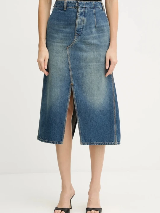 Zdjęcie produktu Victoria Beckham spódnica jeansowa niebieski