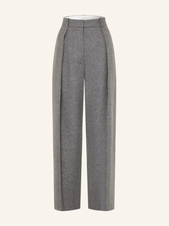 Zdjęcie produktu Victoria Beckham Spodnie Z Materiału Typu Marlene grau SZARY