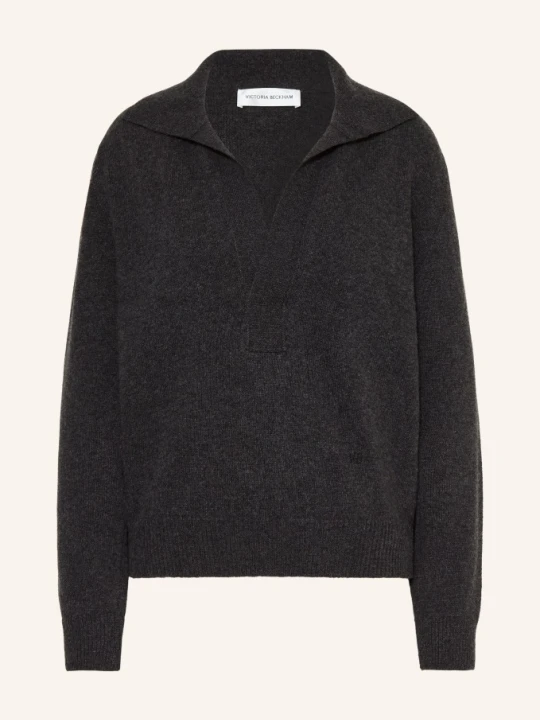 Zdjęcie produktu Victoria Beckham Sweter Z Kaszmiru schwarz CZIEMNOSZARY