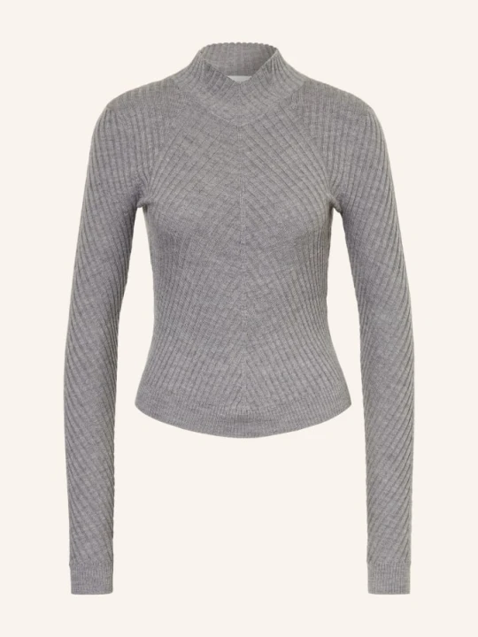 Zdjęcie produktu Victoria Beckham Sweter Z Wełny Merynosowej grau SZARY