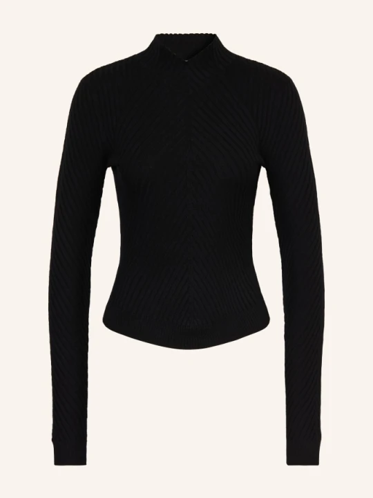 Zdjęcie produktu Victoria Beckham Sweter Z Wełny Merynosowej schwarz CZARNY