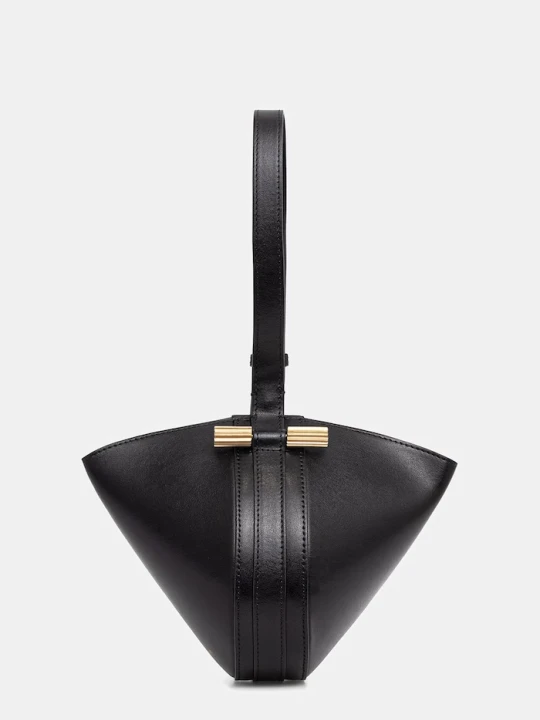Zdjęcie produktu Victoria Beckham torebka hobo damska skórzana Portofino czarny