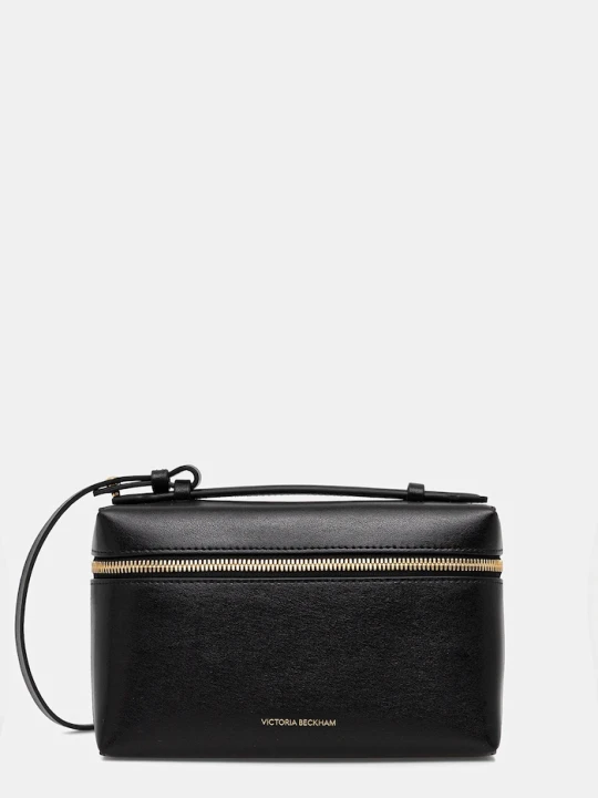 Zdjęcie produktu Victoria Beckham torebka skórzana Vanity czarny