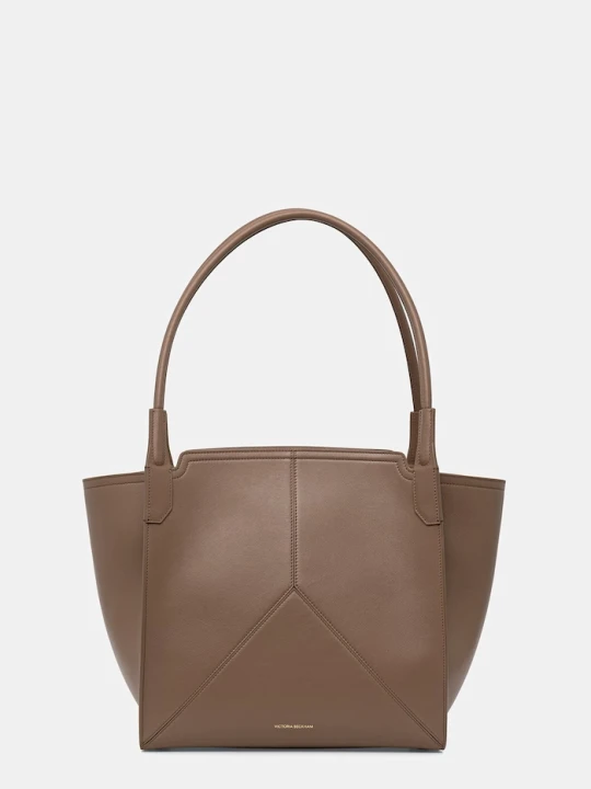Zdjęcie produktu Victoria Beckham torebka tote damska skórzana brązowy