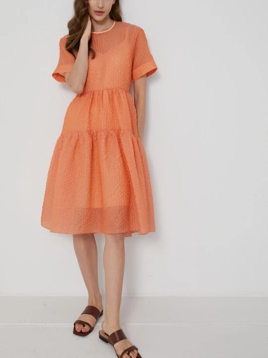 Zdjęcie produktu Victoria Victoria Beckham Sukienka pomarańczowy