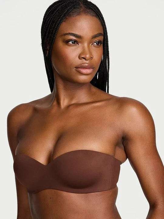 Zdjęcie produktu Victoria's Secret Bare Biustonosz lekko usztywniany bez ramiączek Sweetheart Strapless Brązowy