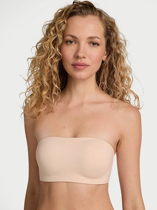 Zdjęcie produktu Victoria's Secret Bare Biustonosz push-up bez ramiączek i bez fiszbin Perfect Comfort Strapless Beżowy