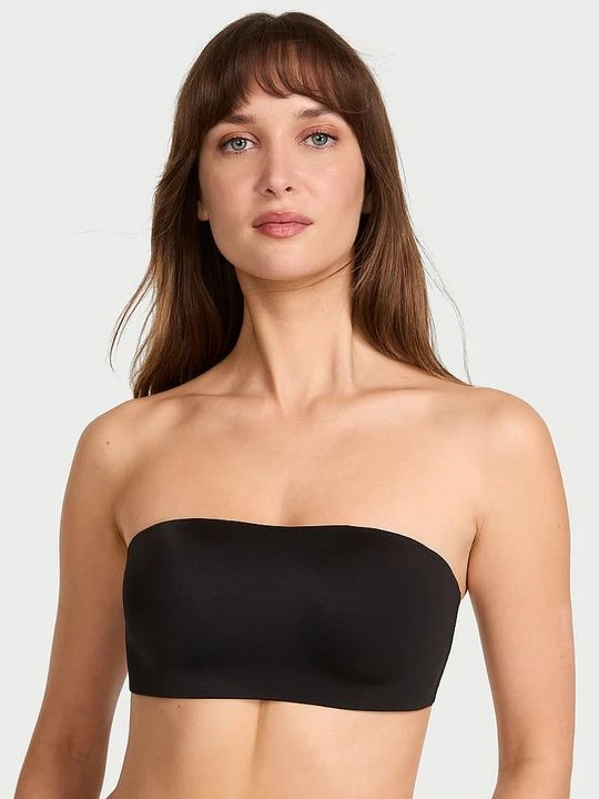 Zdjęcie produktu Victoria's Secret Bare Biustonosz push-up bez ramiączek i bez fiszbin Perfect Comfort Strapless Czarny