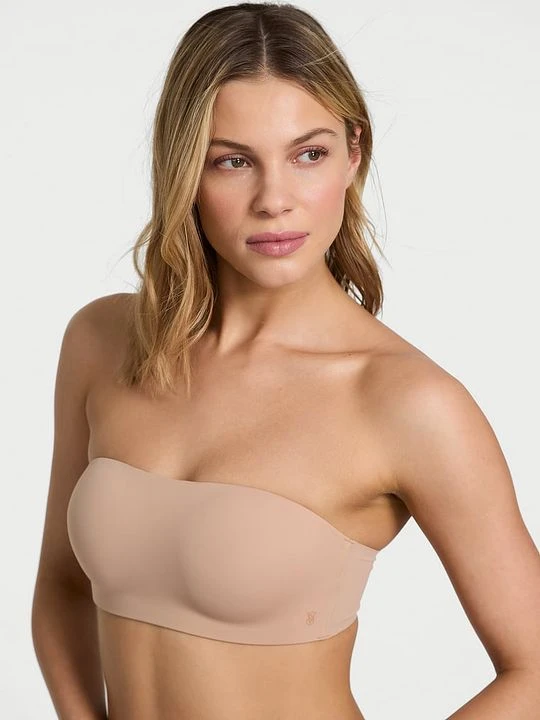 Zdjęcie produktu Victoria's Secret Bare Biustonosz push-up bez ramiączek i bez fiszbin Perfect Comfort Strapless Beżowy