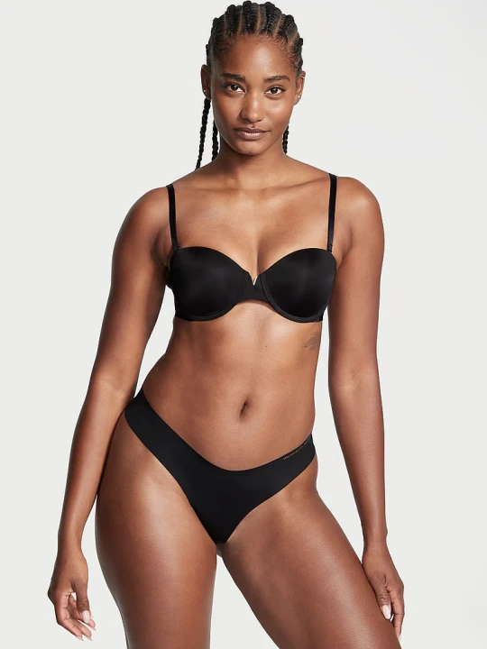 Zdjęcie produktu Victoria's Secret Bare Biustonosz push-up bez ramiączek Sexy Illusions Strapless Czarny
