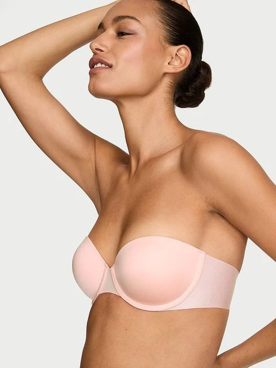 Zdjęcie produktu Victoria's Secret Bare Biustonosz push-up bez ramiączek Uplift Strapless Różowy