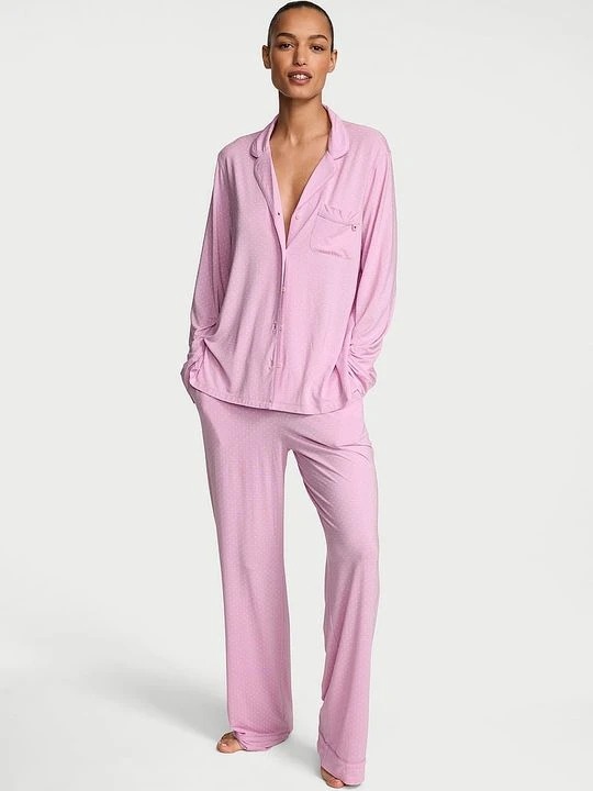 Zdjęcie produktu Victoria's Secret Piżama z modalu z długimi rękawami SoSoft Różowy